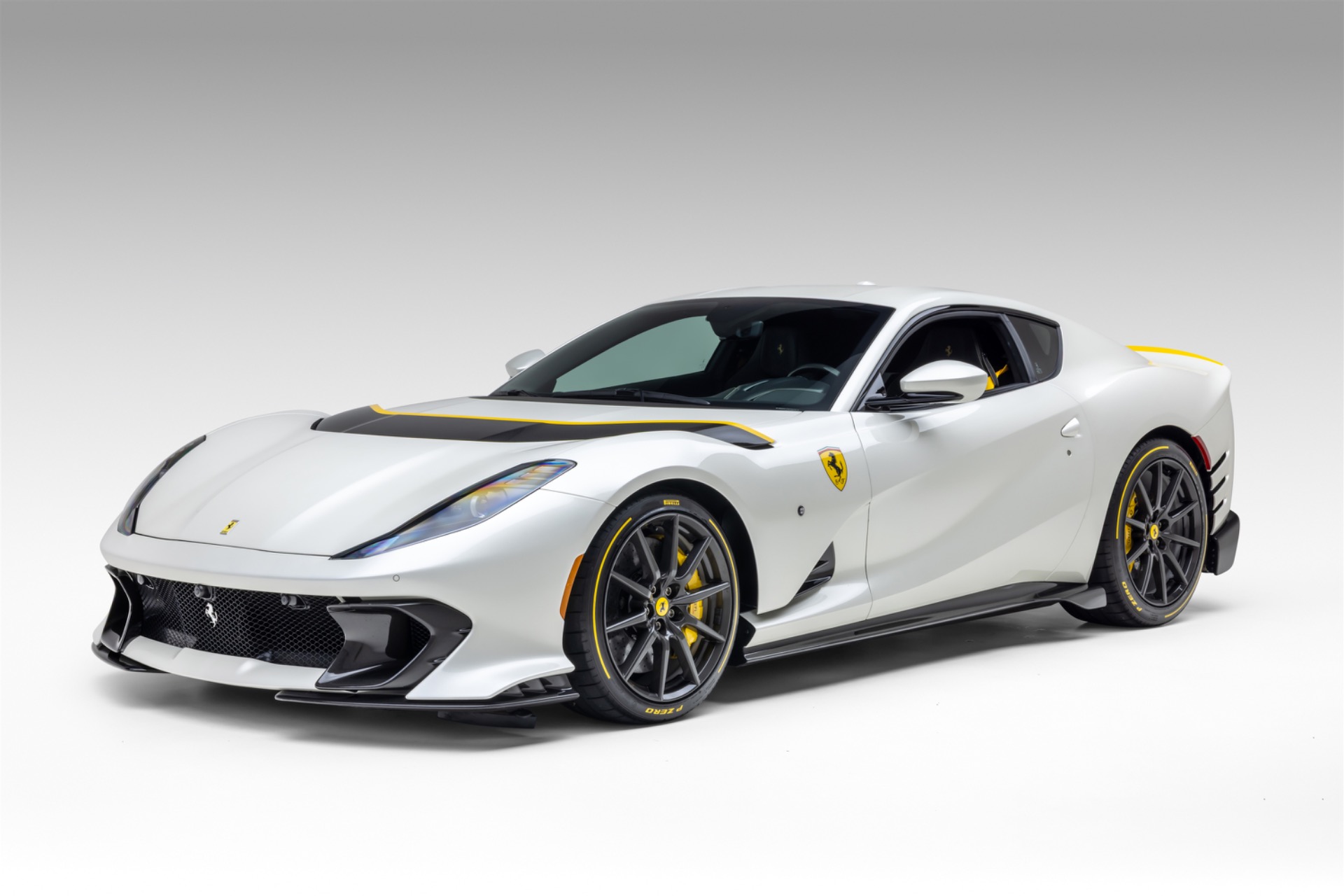 Used 2022 Ferrari 812 Competizione Only 800 Miles! Pearl White! Carbon Fiber Everywhere! Carbon Wheels LOADED for sale Sold at Chicago Motor Cars in West Chicago IL 60185 1