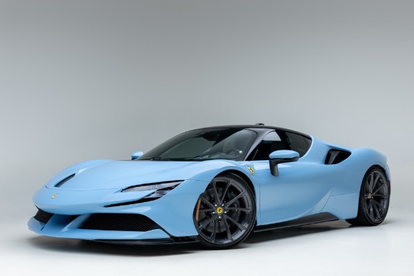 BBR 1/18 SF90 Azzurro La Plata 海外特注 Used 2023 Ferrari SF90 Stradale Only 1400 Miles! Novitec