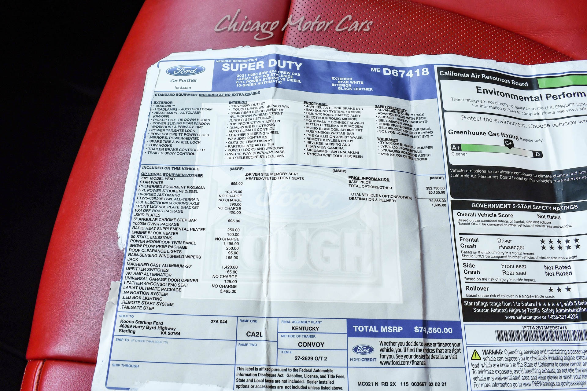 2021 FORD F-250 - Image 54