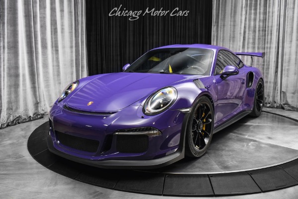 Used 2016 Porsche 911 GT3 RS Ultraviolet Sport Chrono PCCB Front Lift LOADED Sport Carbons for sale Sold at Chicago Motor Cars in West Chicago IL 60185 2