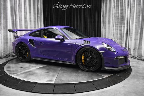 Used 2016 Porsche 911 GT3 RS Ultraviolet Sport Chrono PCCB Front Lift LOADED Sport Carbons for sale Sold at Chicago Motor Cars in West Chicago IL 60185 6