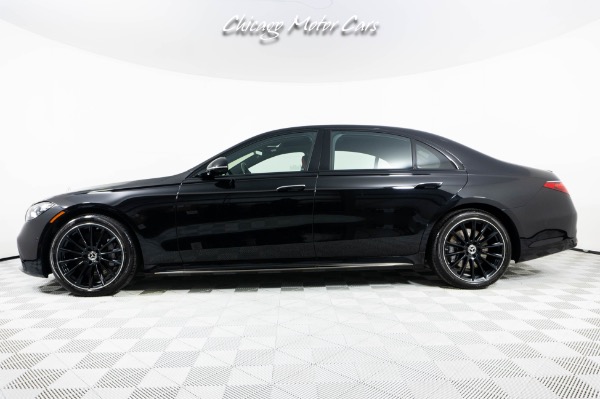 Used 2024 Mercedes-Benz S-Class S 580 4MATIC Only 7K Miles! HOT Black on Red Spec! AMG Line! Comfort Pack! for sale Sold at Chicago Motor Cars in West Chicago IL 60185 2