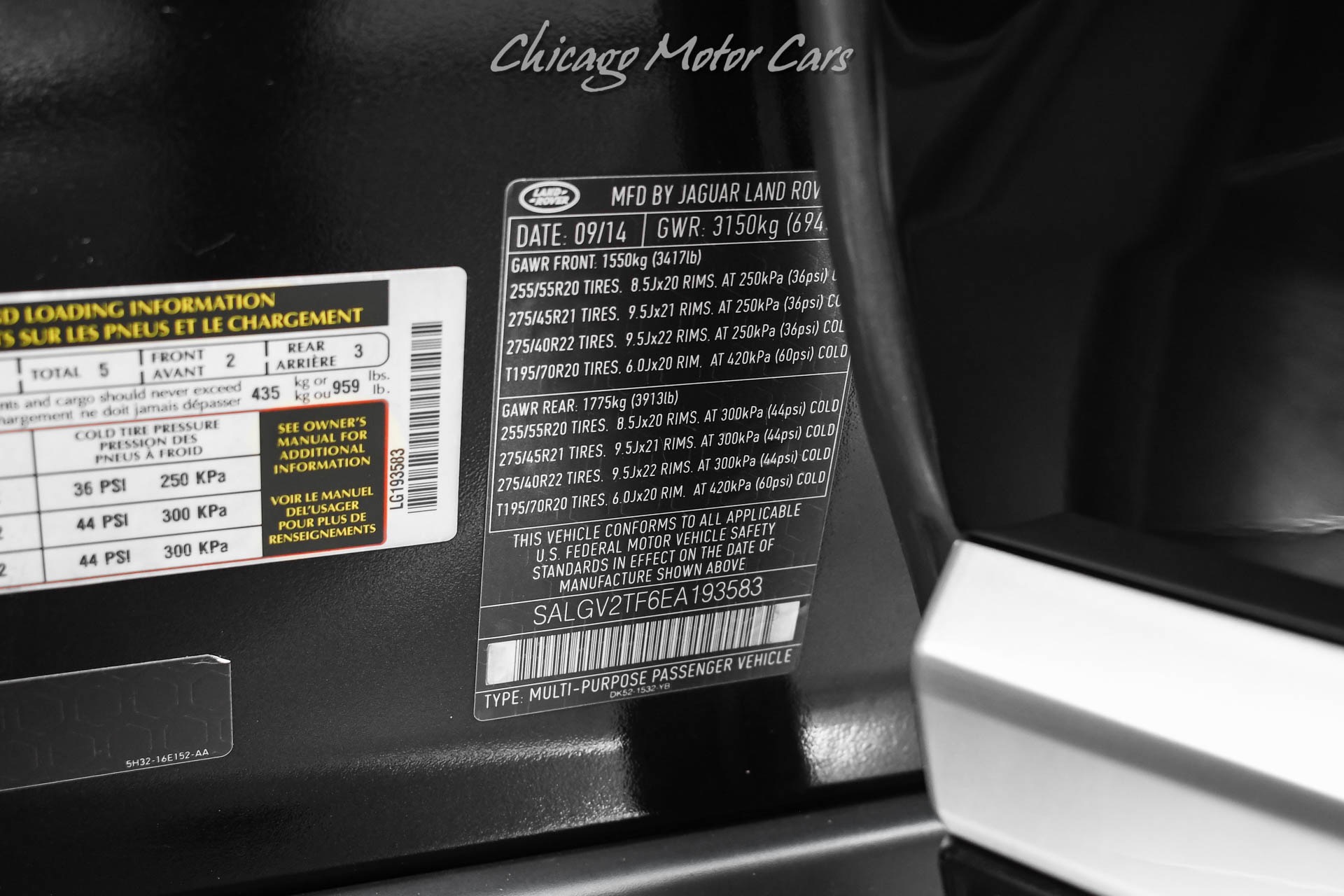 2014 LAND ROVER RANGE ROVER - Image 61