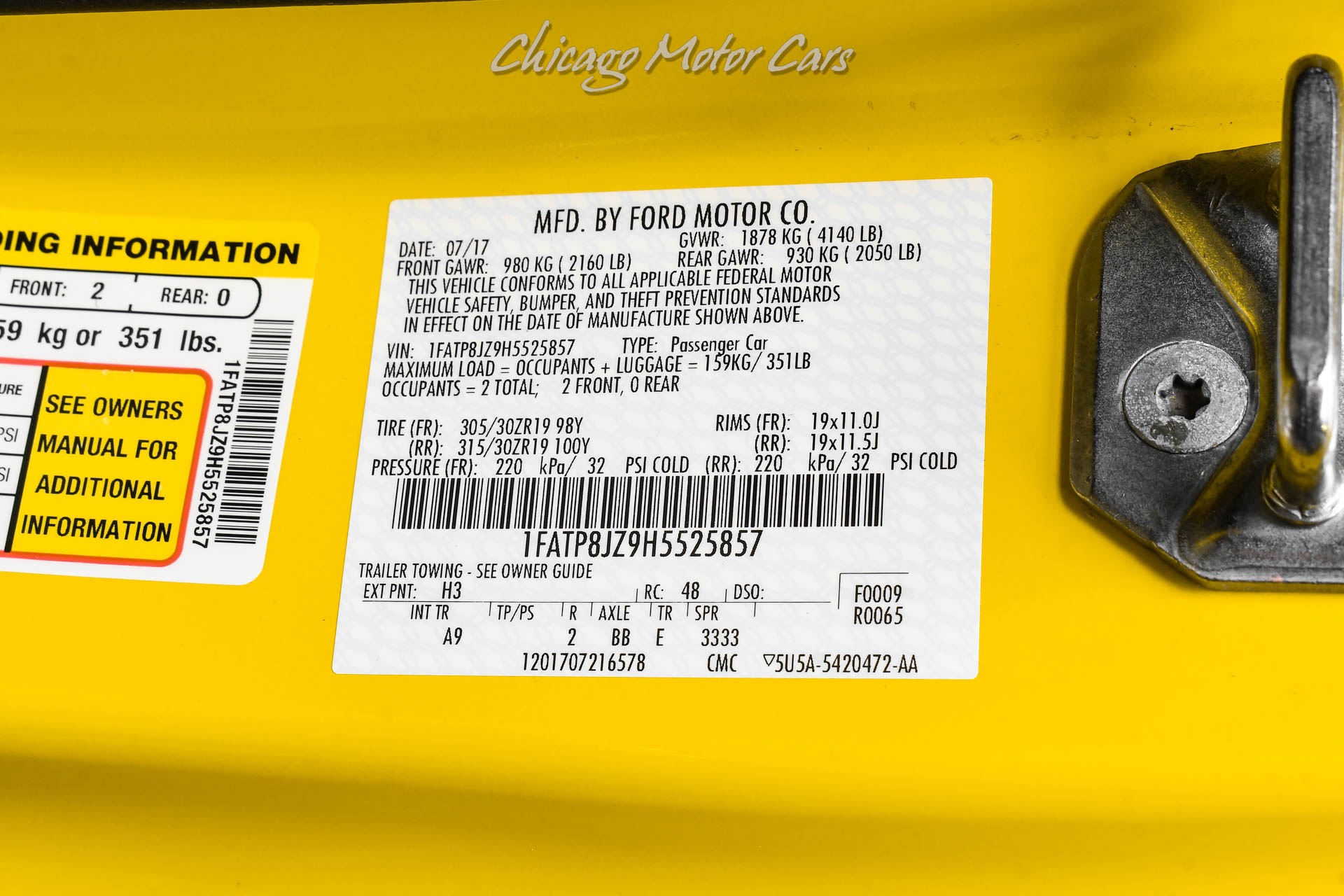 2017 FORD MUSTANG - Image 54