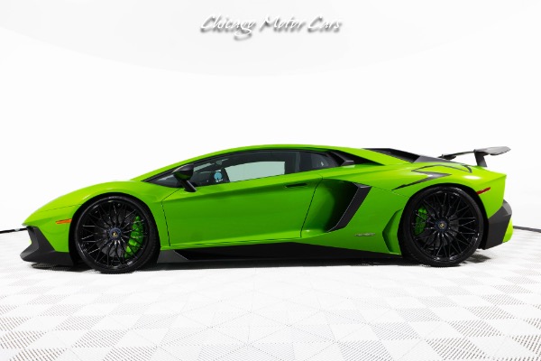 Used 2016 Lamborghini Aventador SV LP750-4 Only 6K Miles Full PPF RARE Verde Mantis Ad Personam Carbon Fiber for sale Sold at Chicago Motor Cars in West Chicago IL 60185 2