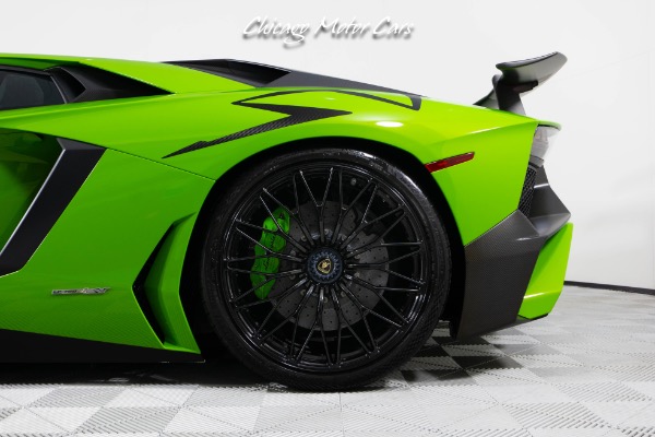 Used 2016 Lamborghini Aventador SV LP750-4 Only 6K Miles Full PPF RARE Verde Mantis Ad Personam Carbon Fiber for sale Sold at Chicago Motor Cars in West Chicago IL 60185 3