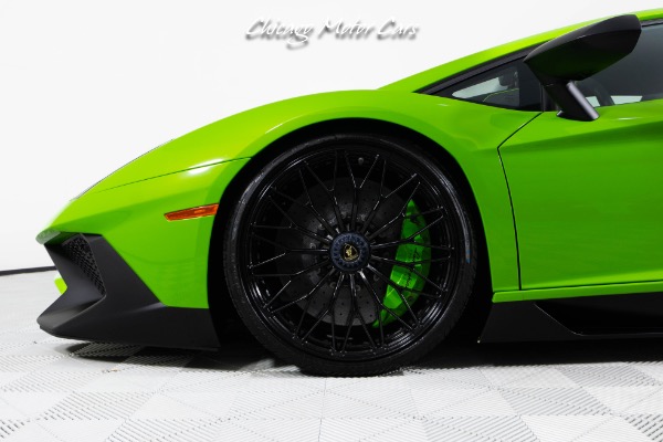Used 2016 Lamborghini Aventador SV LP750-4 Only 6K Miles Full PPF RARE Verde Mantis Ad Personam Carbon Fiber for sale Sold at Chicago Motor Cars in West Chicago IL 60185 4