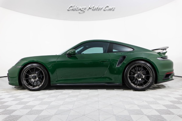 Used 2025 Porsche 911 Turbo 50 Years Only 900 Miles! PTS British Racing Green! Full PPF! Front Lifter! for sale Sold at Chicago Motor Cars in West Chicago IL 60185 2