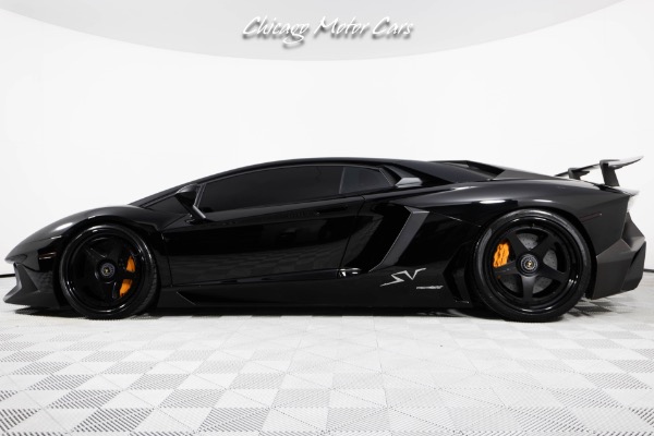 Used 2017 Lamborghini Aventador SV LP 750-4 Coupe Only 9K Miles Sinister Spec Gintani Exhaust Loaded for sale Sold at Chicago Motor Cars in West Chicago IL 60185 2