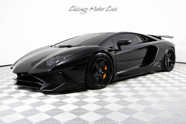 Used 2017 Lamborghini Aventador SV LP 750-4 Coupe Only 9K Miles Sinister Spec Gintani Exhaust Loaded for sale Sold at Chicago Motor Cars in West Chicago IL 60185 1