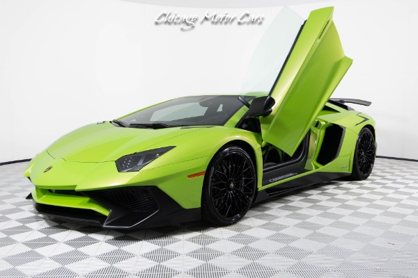Used 2016 Lamborghini Aventador SV Rare Ad Personam Carbon Interior Pack & Spoiler+ Suspension Lift 10K Miles for sale Sold at Chicago Motor Cars in West Chicago IL 60185 2