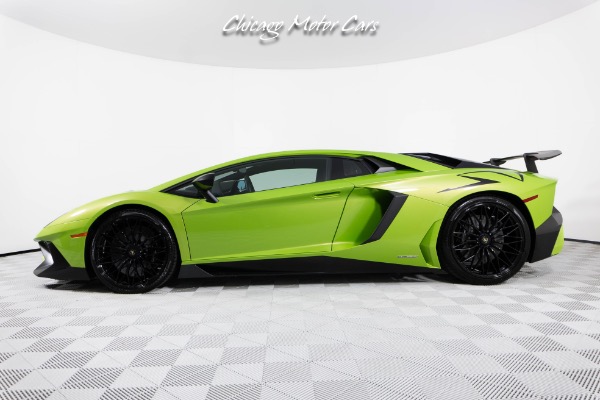Used 2016 Lamborghini Aventador SV Rare Ad Personam Carbon Interior Pack & Spoiler+ Suspension Lift 10K Miles for sale Sold at Chicago Motor Cars in West Chicago IL 60185 3