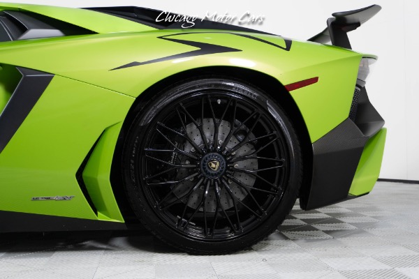 Used 2016 Lamborghini Aventador SV Rare Ad Personam Carbon Interior Pack & Spoiler+ Suspension Lift 10K Miles for sale Sold at Chicago Motor Cars in West Chicago IL 60185 4
