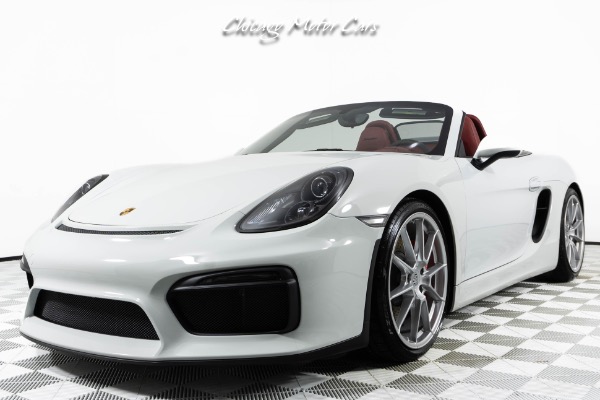 Used 2016 Porsche Boxster Spyder Only 13K Miles Hot Spec Manual Transmission Bose Surround Sound for sale Sold at Chicago Motor Cars in West Chicago IL 60185 5