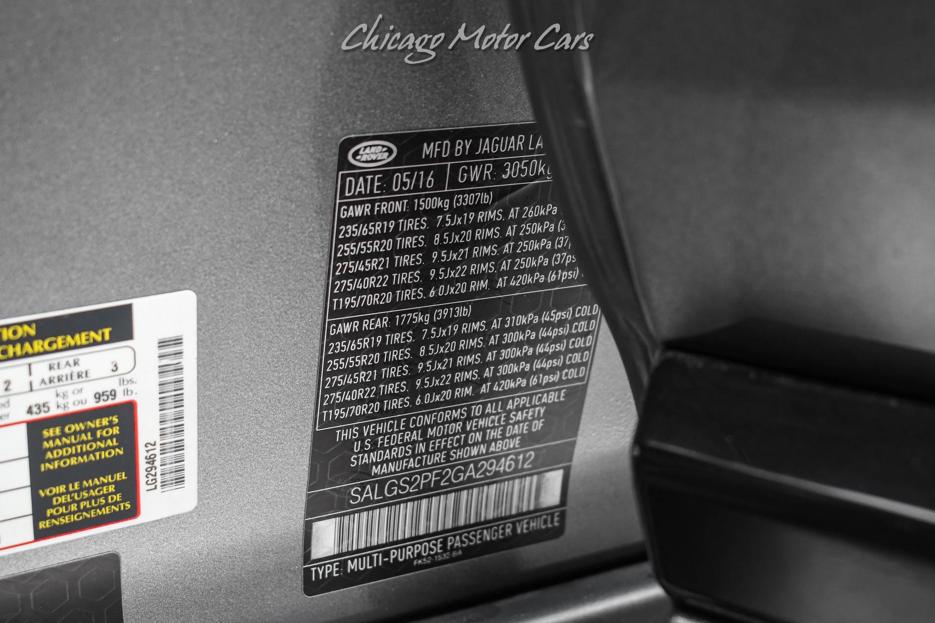 2016 LAND ROVER RANGE ROVER - Image 58