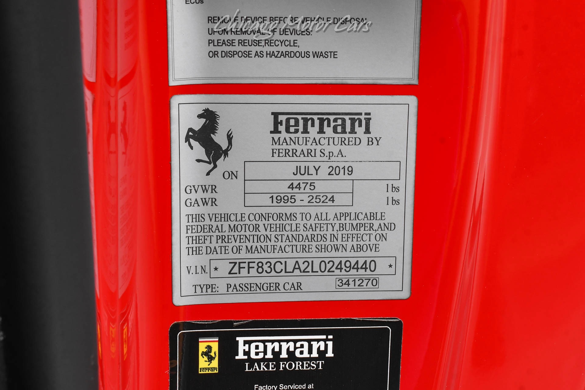 2020 FERRARI 812 - Image 58