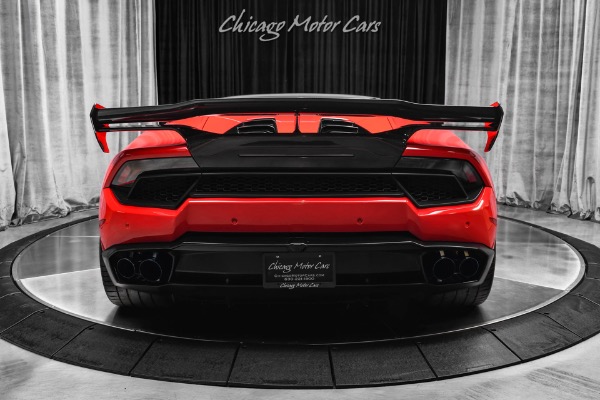 Used 2019 Lamborghini Huracan LP 580-2 Spyder Vorsteiner Carbon Fiber Aero Upgraded Titanium Exhaust for sale Sold at Chicago Motor Cars in West Chicago IL 60185 4