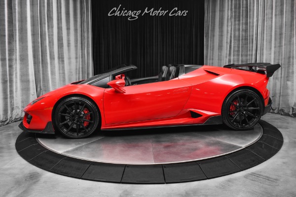 Used 2019 Lamborghini Huracan LP 580-2 Spyder Vorsteiner Carbon Fiber Aero Upgraded Titanium Exhaust for sale Sold at Chicago Motor Cars in West Chicago IL 60185 1