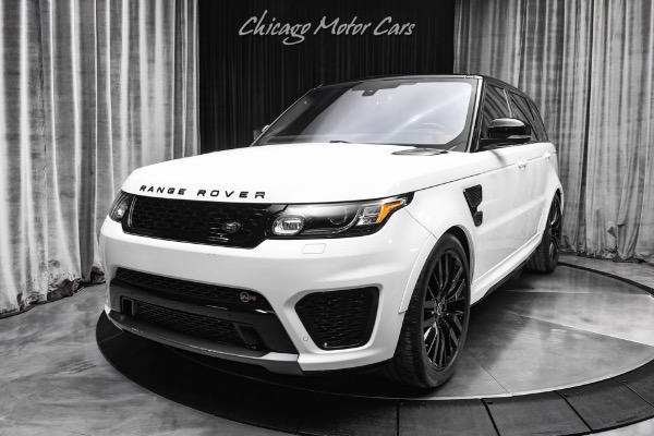 Used 2016 Land Rover Range Rover Sport SVR MERIDIAN SOUND ADAPTIVE CRUISE CARBON FIBER COOLER $124,340 MSRP for sale Sold at Chicago Motor Cars in West Chicago IL 60185 2