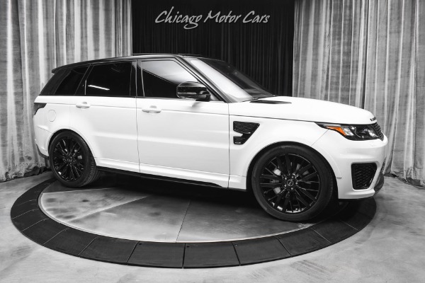 Used 2016 Land Rover Range Rover Sport SVR MERIDIAN SOUND ADAPTIVE CRUISE CARBON FIBER COOLER $124,340 MSRP for sale Sold at Chicago Motor Cars in West Chicago IL 60185 6