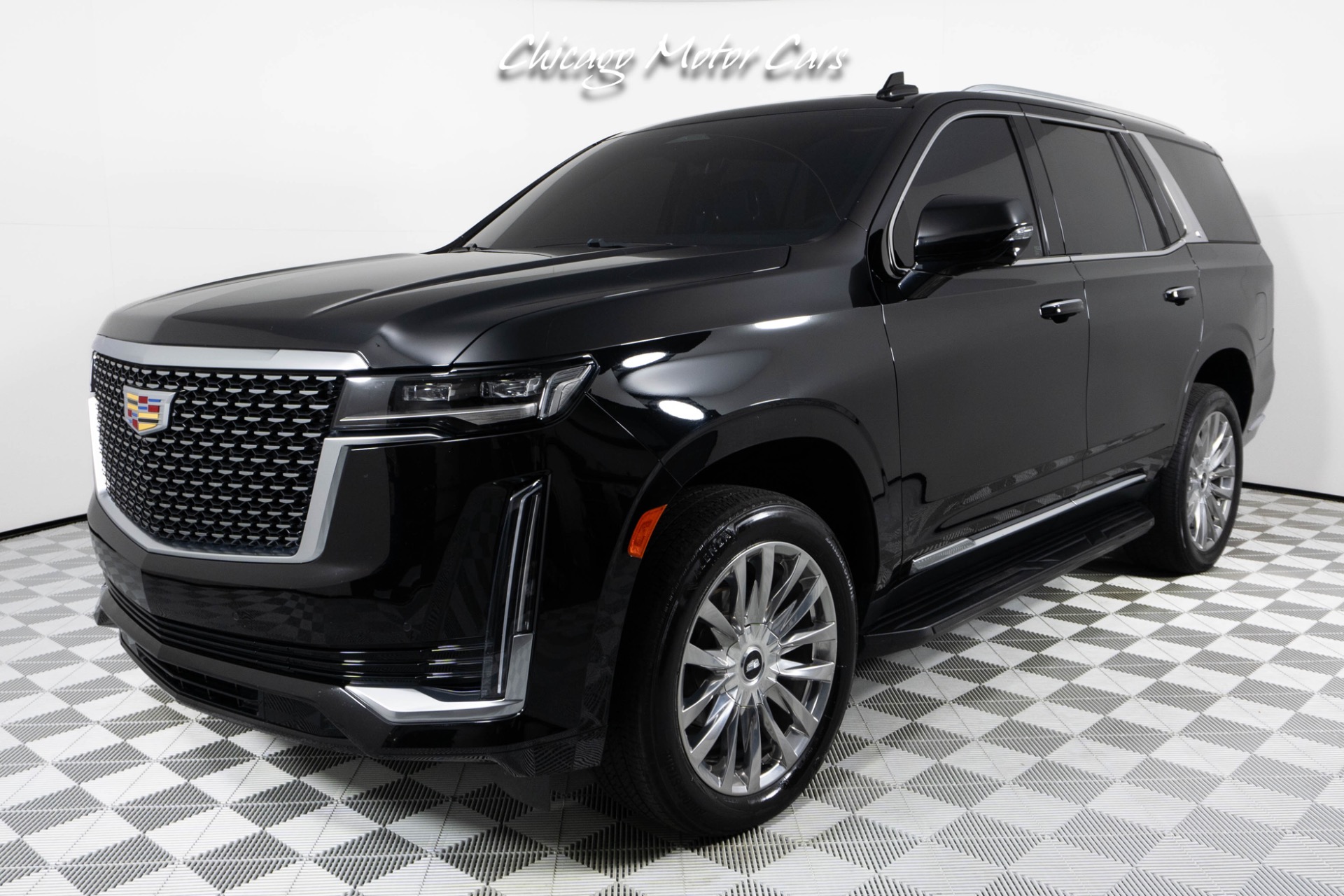Used 2022 Cadillac Escalade Premium Luxury SUV Super Cruise AKG Studio Audio Loaded for sale Sold at Chicago Motor Cars in West Chicago IL 60185 1