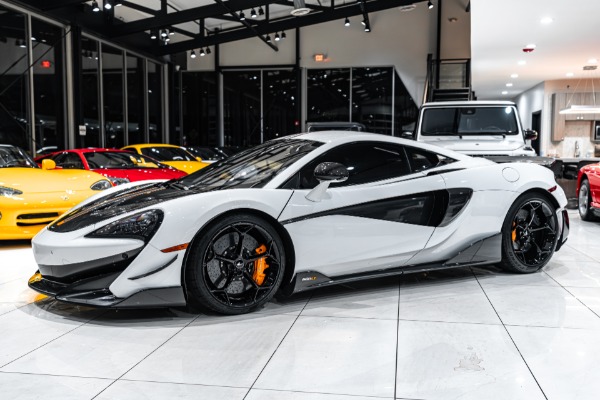 Used 2019 McLaren 600LT Coupe! Carbon Ext Pkg! Full PPF! Ext Special Paint Silica White! for sale Sold at Chicago Motor Cars in West Chicago IL 60185 2