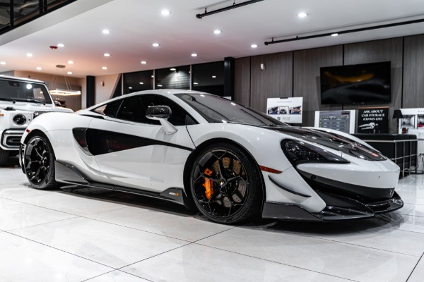 Used 2019 McLaren 600LT Coupe! Carbon Ext Pkg! Full PPF! Ext Special Paint Silica White! for sale Sold at Chicago Motor Cars in West Chicago IL 60185 6
