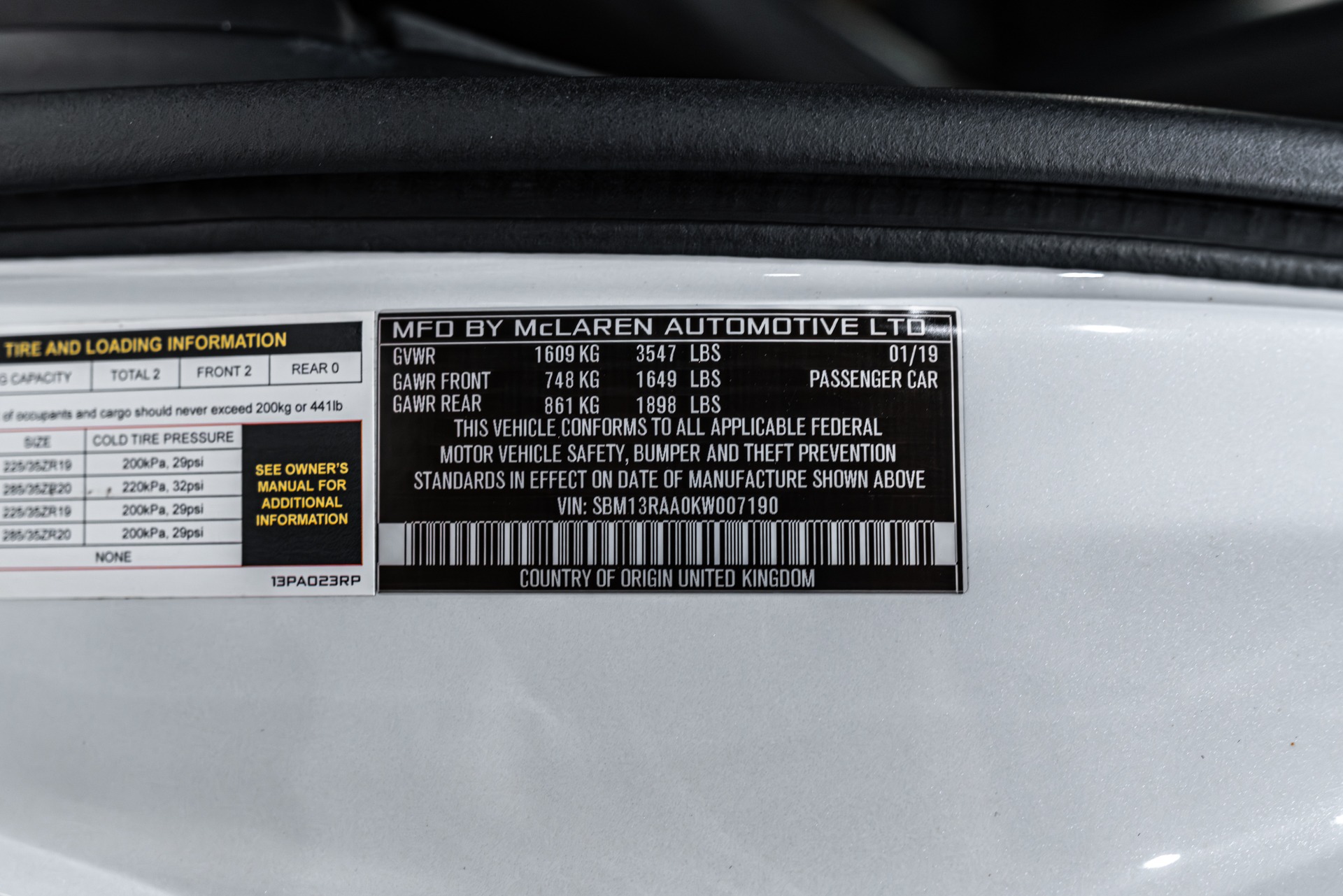 2019 MCLAREN 600LT - Image 69