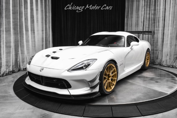 Used 2017 Dodge Viper GTC ACR Extreme 1 of 1 Balloon White Nth Moto Twin Turbo 9.0L 2500WHP for sale Sold at Chicago Motor Cars in West Chicago IL 60185 2