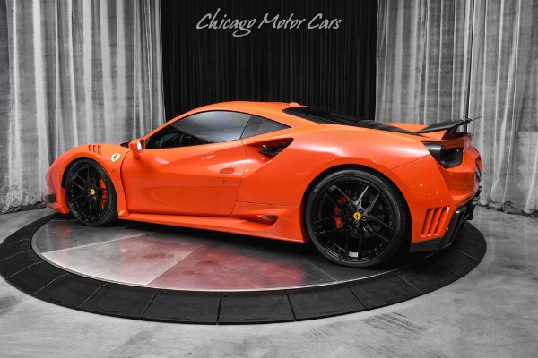 Used 2018 Ferrari 488 GTB Novitec N-Largo Wide Body ROSSO DINO Carbon Fiber 1/11 Made Only 5k Miles for sale Sold at Chicago Motor Cars in West Chicago IL 60185 3