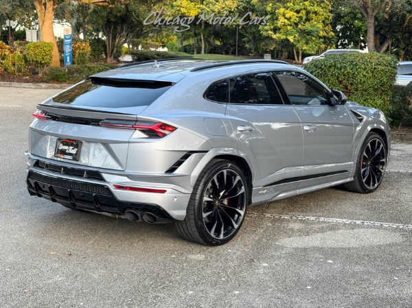Used 2024 Lamborghini Urus S SUV 23 Inch Wheels Carbon Ceramic Brakes Carbon Fiber Trim Only 12k Miles for sale Sold at Chicago Motor Cars in West Chicago IL 60185 6