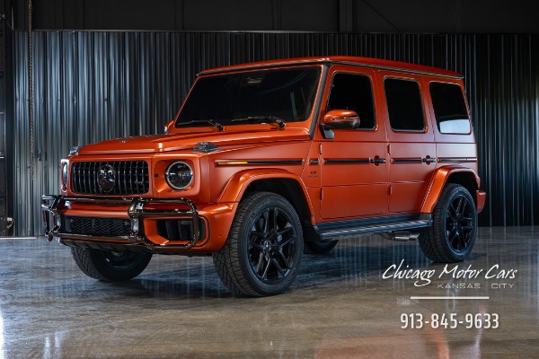 Used 2025 Mercedes-Benz G63 AMG MANUFAKTUR Interior Package & Copper Orange Magno Paint for sale Sold at Chicago Motor Cars in West Chicago IL 60185 1