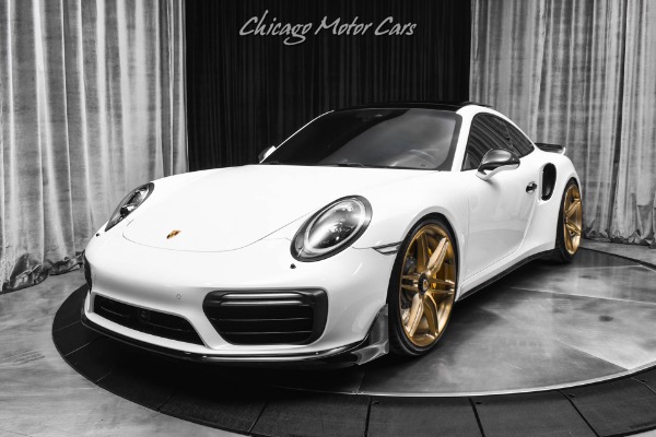 Used 2017 Porsche 911 Turbo S HRE Wheels Upgraded Exhaust MSRP $237k+ Aerokit Full PPF Cobb Tune for sale Sold at Chicago Motor Cars in West Chicago IL 60185 2