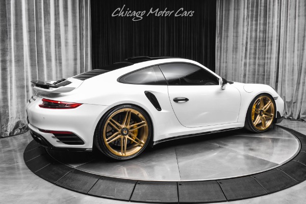 Used 2017 Porsche 911 Turbo S HRE Wheels Upgraded Exhaust MSRP $237k+ Aerokit Full PPF Cobb Tune for sale Sold at Chicago Motor Cars in West Chicago IL 60185 5