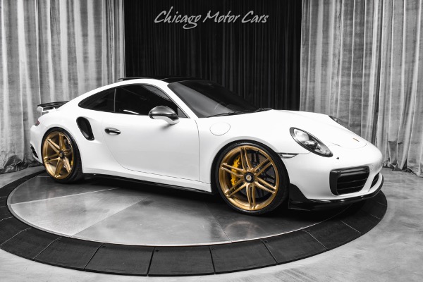 Used 2017 Porsche 911 Turbo S HRE Wheels Upgraded Exhaust MSRP $237k+ Aerokit Full PPF Cobb Tune for sale Sold at Chicago Motor Cars in West Chicago IL 60185 6