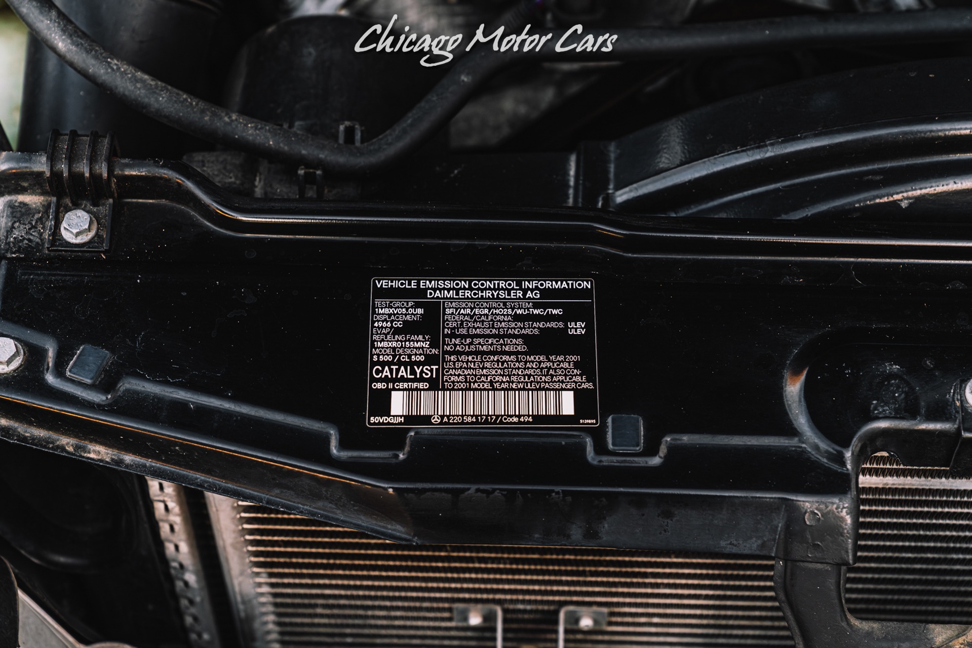 2001 MERCEDES-BENZ S-CLASS - Image 65