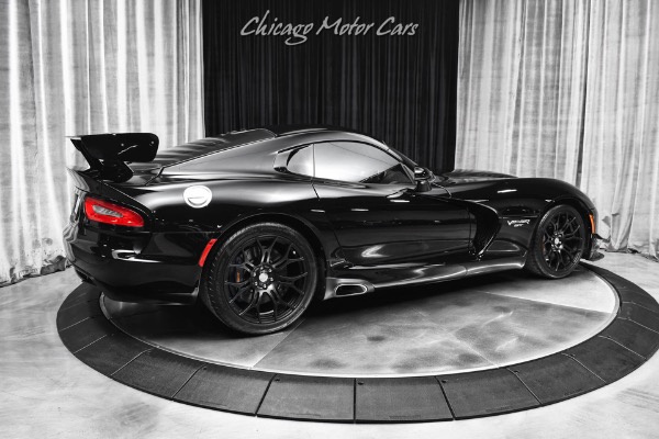 Used 2017 Dodge Viper GTC Aero Wing Time Attack Package TA 2.0 Only 3k Miles Black Collector Car for sale Sold at Chicago Motor Cars in West Chicago IL 60185 5