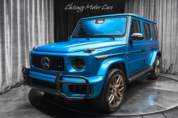 Used 2026 Mercedes-Benz G63 AMG Manufaktur Hyper Blue Magno Interior Plus Performance Package Carbon Fiber for sale Sold at Chicago Motor Cars in West Chicago IL 60185 2