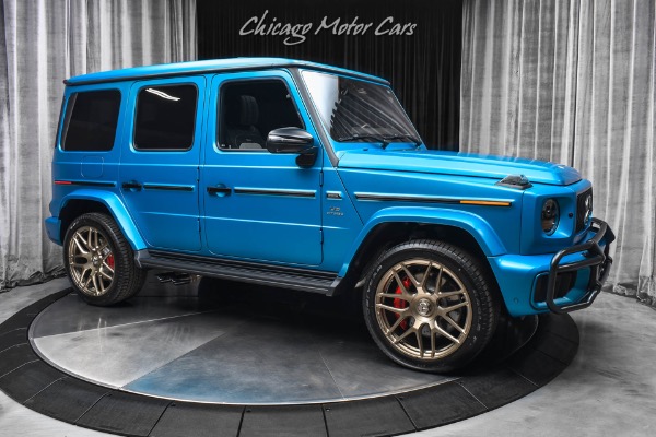 Used 2026 Mercedes-Benz G63 AMG Manufaktur Hyper Blue Magno Interior Plus Performance Package Carbon Fiber for sale Sold at Chicago Motor Cars in West Chicago IL 60185 6