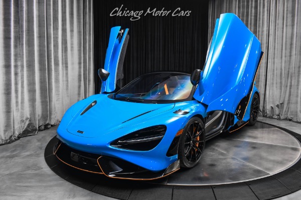 BE38-130・PDW ブルーイール Q1 カーペンター G712 Used 2022 McLaren 765LT Spider Elite Ambient Blue Paint MSO Black