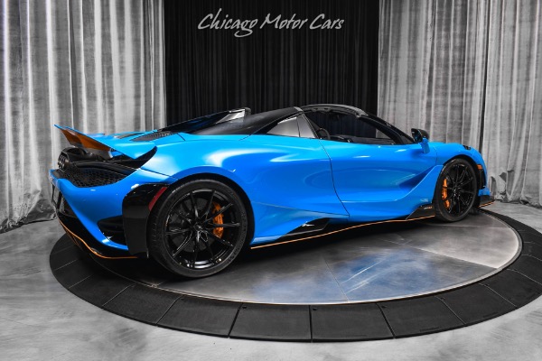 Used 2022 McLaren 765LT Spider Elite Ambient Blue Paint MSO Black