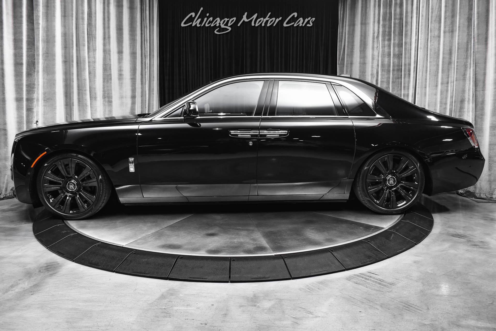 Used 2021 Rolls-Royce Ghost Starlight Headliner Rear Theatre Config Rotating Display HUD Loaded for sale Sold at Chicago Motor Cars in West Chicago IL 60185 1