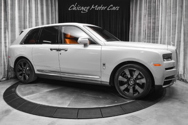 Used 2023 Rolls-Royce Cullinan SUV Only 4,100 Miles! Starlight Headliner! Bespoke Interior! Tempest Gray! for sale Sold at Chicago Motor Cars in West Chicago IL 60185 6