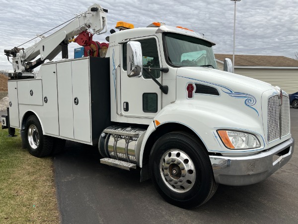 Used 2011 Kenworth T270 Service Truck with Crane for sale $89,800 at Chicago Motor Cars in West Chicago IL 60185 3