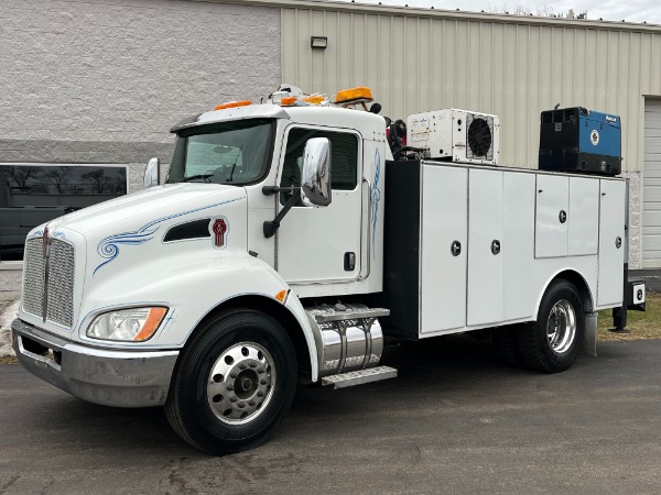 Used 2011 Kenworth T270 Service Truck with Crane for sale $89,800 at Chicago Motor Cars in West Chicago IL 60185 1