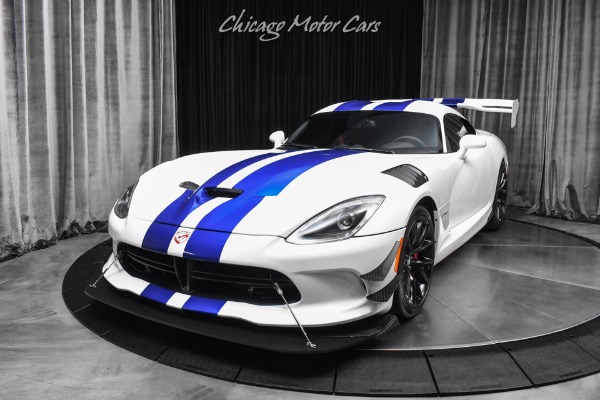 Used 2013 Dodge SRT Viper GTS Only 3K Miles  ACR Tribute Tons of Carbon Fiber Excellent Condition for sale Sold at Chicago Motor Cars in West Chicago IL 60185 2