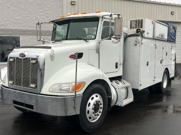 Used 2009 Peterbilt 335 Service Truck W/Crane for sale Sold at Chicago Motor Cars in West Chicago IL 60185 1
