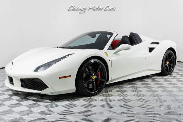 Used 2017 Ferrari 488 Spider Convertible! Hot Spec! Front End Lifter! Electric Seats! Black/Red Interior for sale Sold at Chicago Motor Cars in West Chicago IL 60185 1
