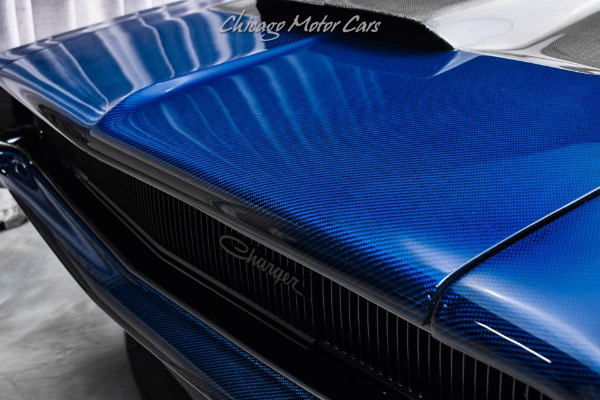 Used 2023 Dodge Challenger SRT Hellcat Jailbreak C68 Carbon Full Exposed Blue Carbon Fiber Retro Body New Build for sale Sold at Chicago Motor Cars in West Chicago IL 60185 2