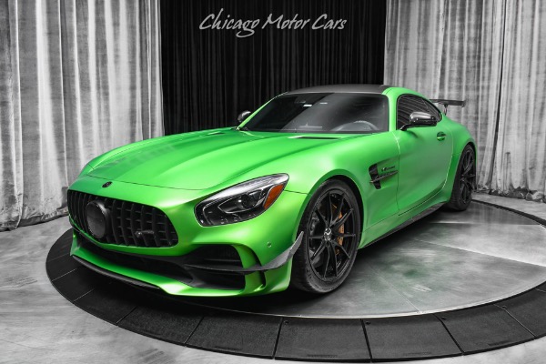 Used 2018 Mercedes-Benz AMG GT R Green Hell Magno Matte Tons of Carbon Fiber Full PPF CCBs Just Serviced for sale Sold at Chicago Motor Cars in West Chicago IL 60185 2